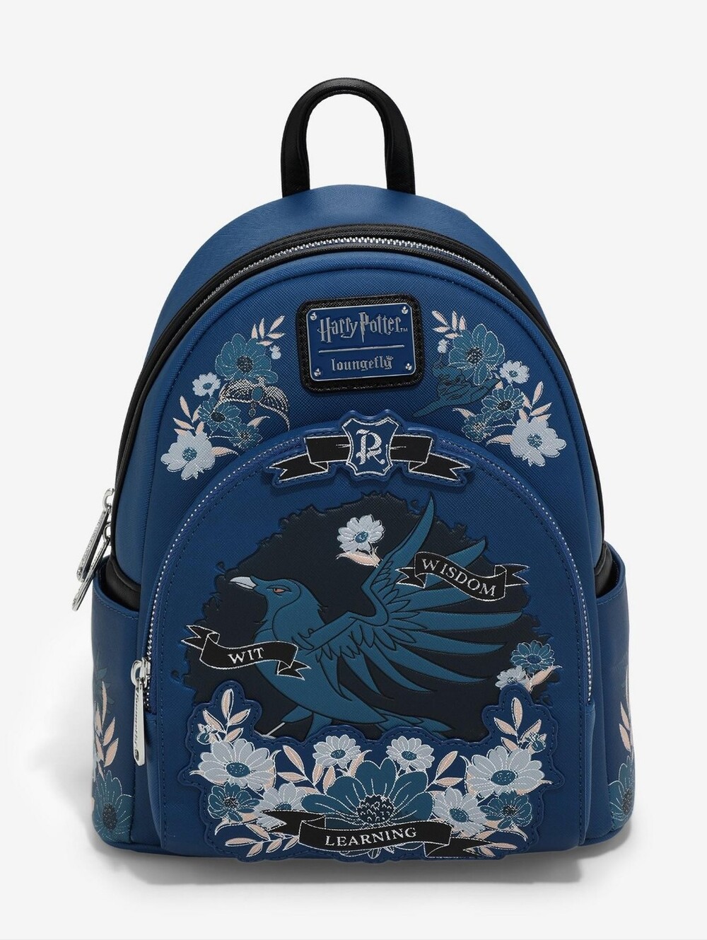 Loungefly Harry Potter Ravenclaw Tattoo Mini Backpack - Navy Blue